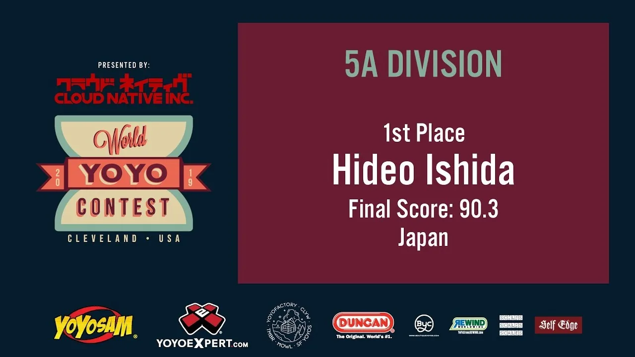 Hideo Ishida competing