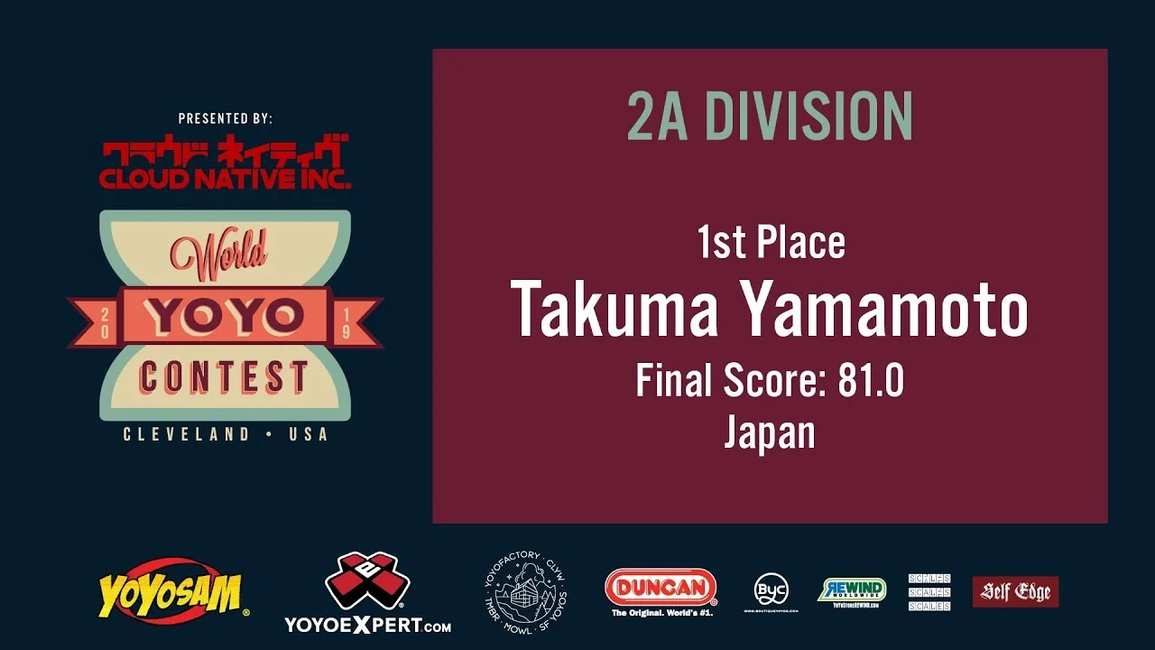 Takuma Yamamoto competing